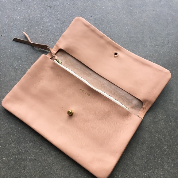 Leather wallet/Cocktail clutch - Picture 3 of 4